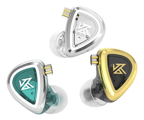 Audifonos Monitores In Ear Kz Set Eda X3 + Sistema Kz Az15
