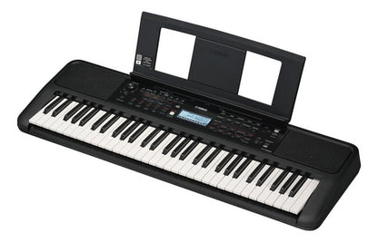 Teclado Organeta Yamaha Psr-e383 Adaptador + Base + Forro