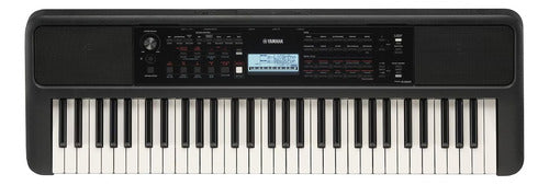 Teclado Organeta Yamaha Psr-e383 Adaptador + Base + Forro