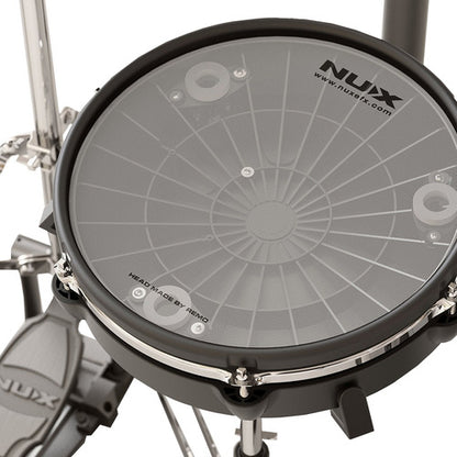 Batería Electrónica Digital Nux Dm-8 + Silla + Pedal Doble