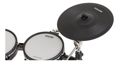Batería Electrónica Digital Nux Dm-8 + Silla + Pedal Doble