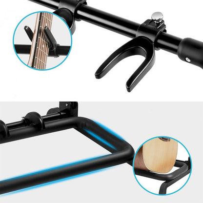 Soporte Base Guitto Ggs-11 Para 7 Guitarras - Bajo Eléctrico