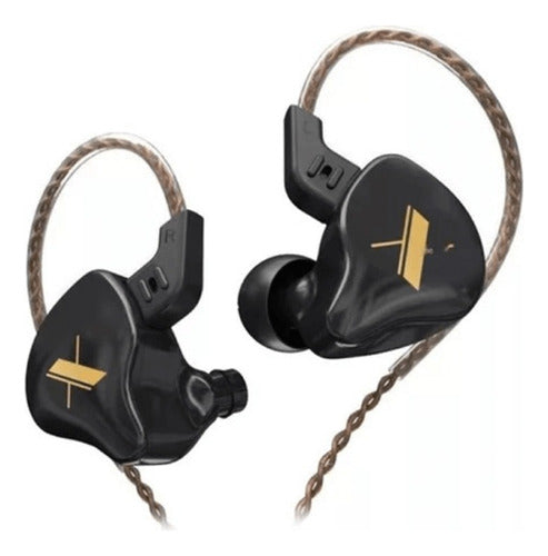 Audifonos Monitores In Ear Kz Edx Bk