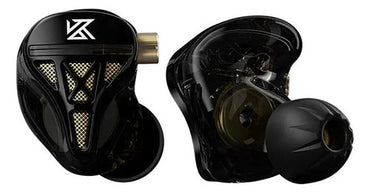 Auriculares Monitores In Ear Kz Dqs Color Negro + Estuche