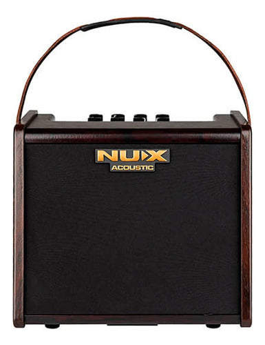 Amplificador Nux Guitarra Electroacústica Portátil Ac-25