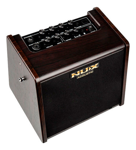 Amplificador Nux Guitarra Electroacústica Portátil Ac-25