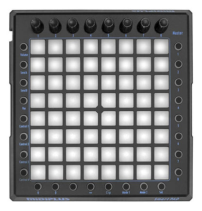 Controlador De Samples Midiplus Smart Pad De 64 Pads