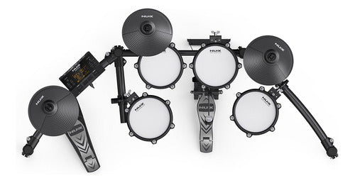 Bateria Electrónica Dm-210 + Platillo Nux + Silla Nux Ndt-03