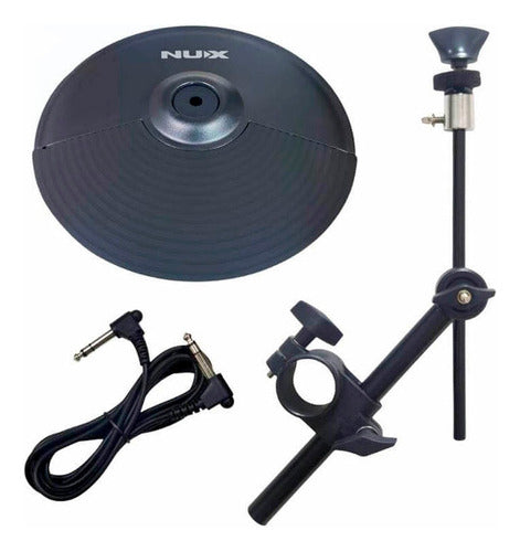 Bateria Electrónica Dm-210 + Platillo Nux + Silla Nux Ndt-03