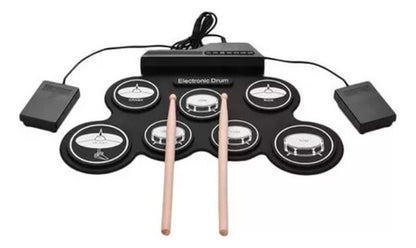 Kit Batería Electrónica Digital Drum + Pedal De Sustain
