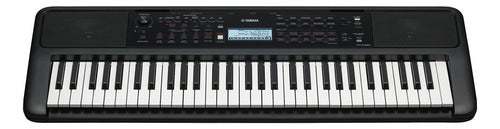 Teclado Organeta Yamaha Psr-e383 + Adaptador + Base + Silla