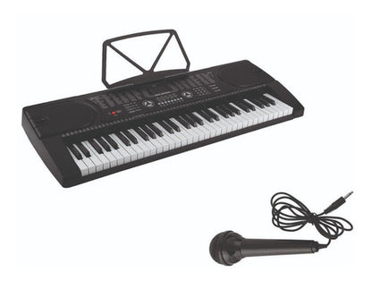 Teclado Organeta Mk2089 Under 61 Teclas  Microfono Adaptador