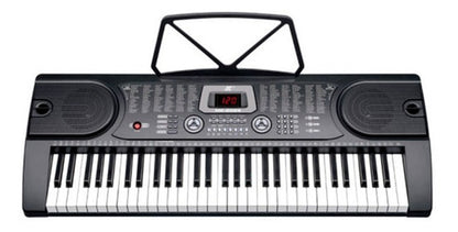 Teclado Organeta Mk2089 Under 61 Teclas  Mic Adap Base Silla