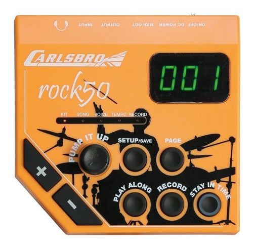 Bateria Electronica De 3 Piezas Carlsbro Rock50