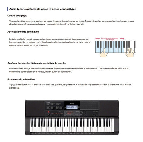 Teclado Organeta Casio Ctx700