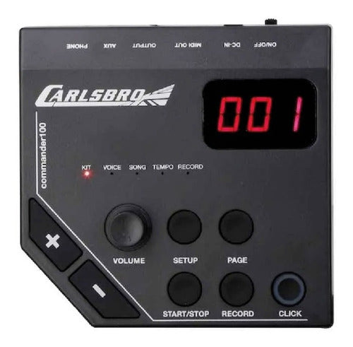 Bateria Electronica Carlsbro Csd-100 7 Piezas  + Silla