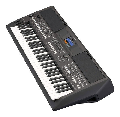 Teclado Yamaha Psr-sx600  Adaptador + Base Doble + Estuche