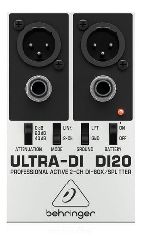 Caja Directa Behringer Ultra  Di-20 Activa