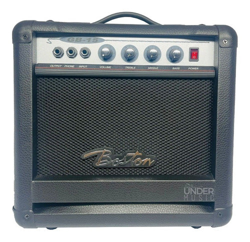 Amplificador De Bajo Boston Gb-15 15 Watts