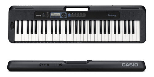 Teclado Organeta Casio Ct-s300  Adaptador + Base + Audifonos