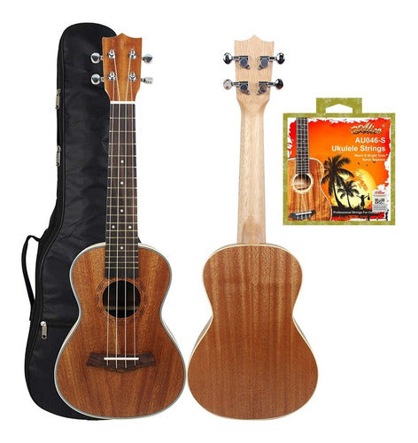 Ukelele Concierto Encordado Adicional  + Estuche
