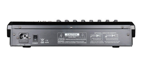 Consola Mezclador Pro Dj Ad8ux Bluetooth Mp3 Usb