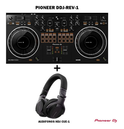 Controlador  Dj Pioneer Ddj - Rev - 1 + Audifonos Hdj-cue-1