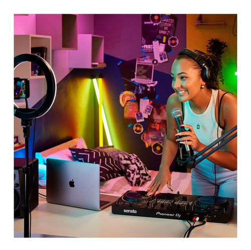 Controlador Dj Pioneer Ddj-rev-1 + Monitores Pioneer Dm-40