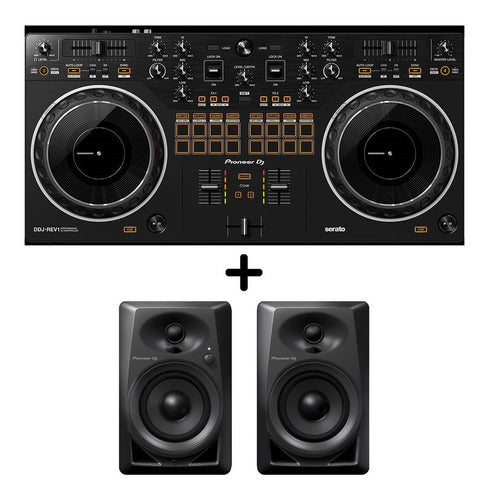 Controlador Dj Pioneer Ddj-rev-1 + Monitores Pioneer Dm-40