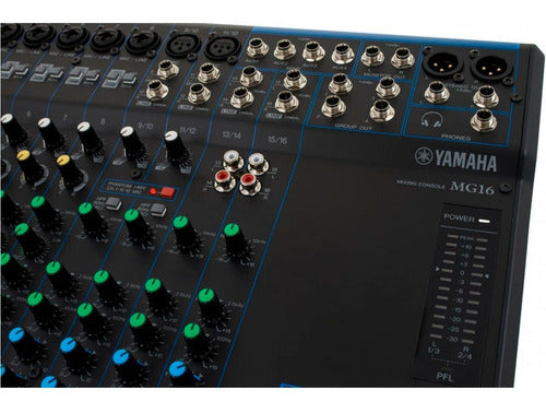 Consola Mezcladora Análoga Yamaha Mg16 Sin Efectos
