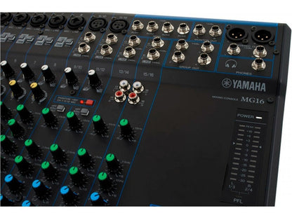 Consola Mezcladora Análoga Yamaha Mg16 Sin Efectos