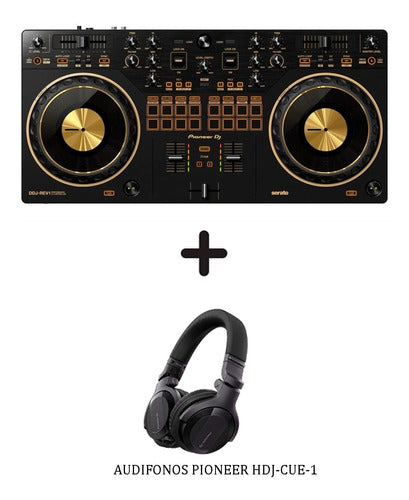 Controlador Dj Pioneer Ddj-rev1 N + Audifonos Pioneer Cue-1