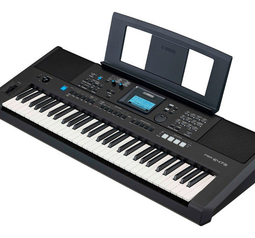 Teclado Yamaha Organeta Psr-e473 Adapta+base+silla+audífonos