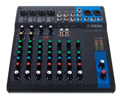 Consola Mezcladora Análoga Yamaha Mg10 Sin Efectos