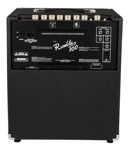 Amplificador Fender Rumble 100 V3 Bajo Eléctrico 100 W
