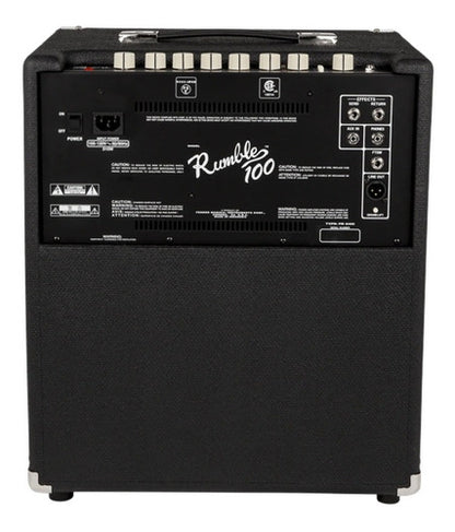 Amplificador Fender Rumble 100 V3 Bajo Eléctrico 100 W
