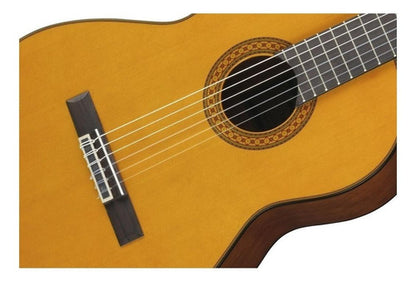 Guitarra Clásica Yamaha C80 Para Diestros Natural Brillante