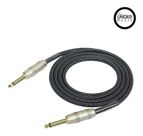 Cable De Instrumento Profesional Kirlin Iw-241 Bk 6 Metros