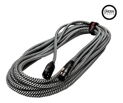 Cable De Micrófono Kirlin Mw-470 Bkb Xlr Macho - Xlr Hembra 10 M