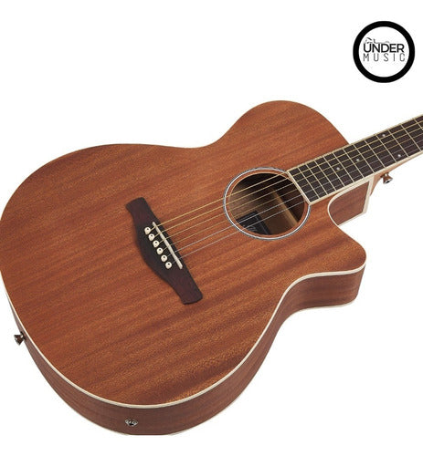 Guitarra Electroacústica Ibañez Aeg7mh-opn -estuche Semiduro