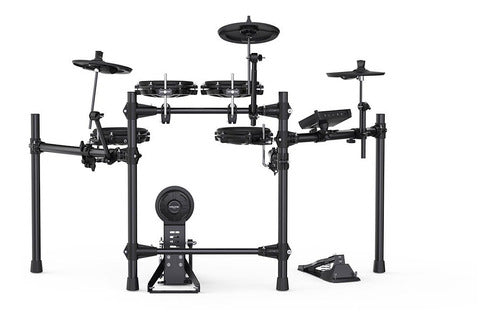 Bateria Electrica Nux Dm-210 Pads Malla Bombo Independiente
