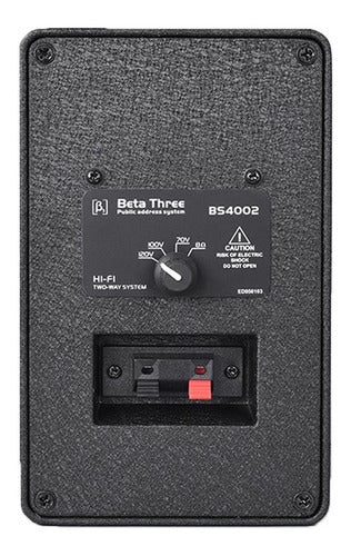Altavoz Bs4002 Parlante Ambiental Pasivo Beta Three Par