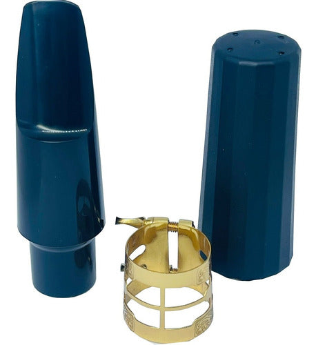 Boquilla Para Saxofón Alto Con Abrazadera Y Tapa Boquilla