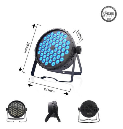 Luz Audio Rítmica Led Big Dipper Lpc015 Juego De 2 Unidades