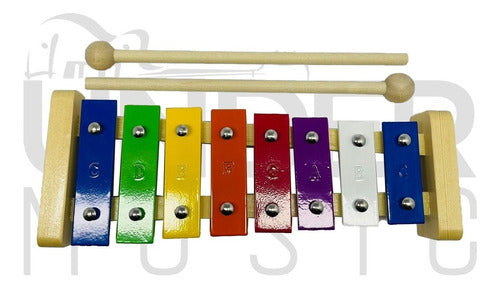 Metalófono Under De 8 Notas Con Golpeadores