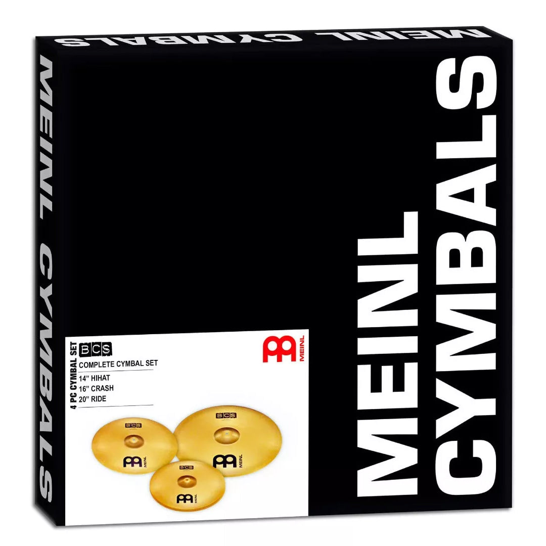 Set Juego Platillos Bcs Meinl Hit Hat - Crash - Ride