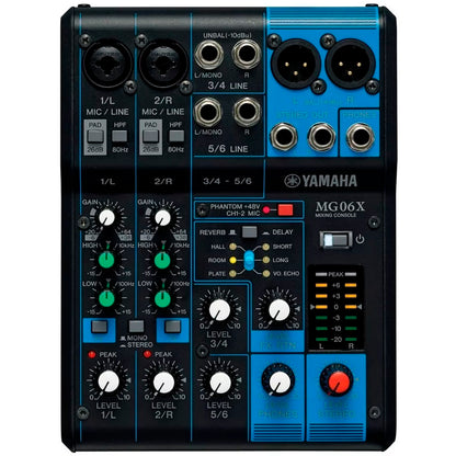 Consola Mezcladora De 6 Canales Yamaha Mg06xu