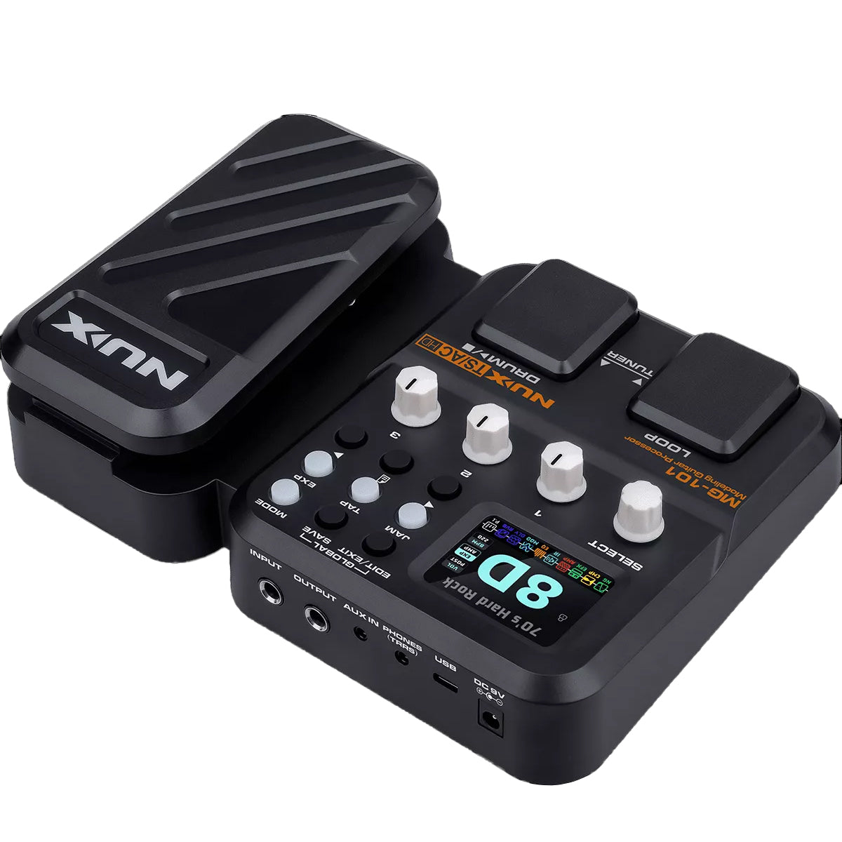 Pedalera Procesador Multiefectos Nux Mg-101 Para Guitarra
