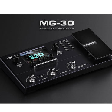 Pedalera Nux Mg-30 Multi-efectos Para Guitarra Eléctrica