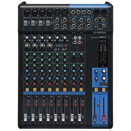 Consola Mezclador Yamaha Mg12 Analogo 12canales 6 Micro 1aux